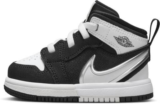 Jordan 1 Mid RM EasyOn schoenen voor baby's peuters Zwart