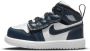 Jordan Nike 1 Mid Schoen voor baby's peuters Armoury Navy Black White Kind - Thumbnail 2