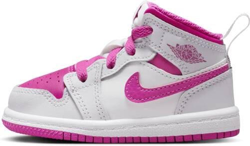 Jordan 1 Mid Schoenen voor baby's peuters Grijs