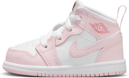 Jordan 1 Mid Schoenen voor baby's peuters Roze