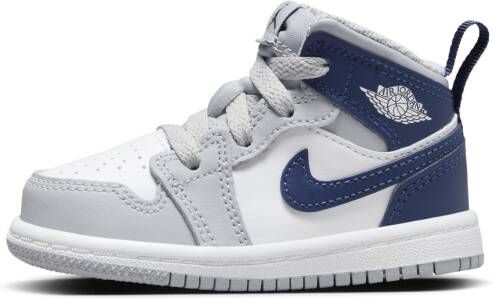 Jordan 1 Mid Schoenen voor baby's peuters Wit