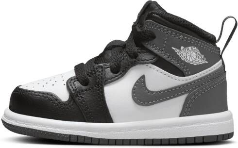 Jordan 1 Mid Schoenen voor baby's peuters Zwart