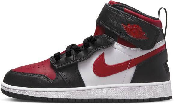 Jordan Air 1 Hi FlyEase Kinderschoenen Zwart