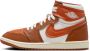 Jordan Air 1 High Method of Make damesschoenen Oranje - Thumbnail 1