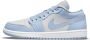 Jordan Football Grey Aluminum Sneakers Blue Dames - Thumbnail 2