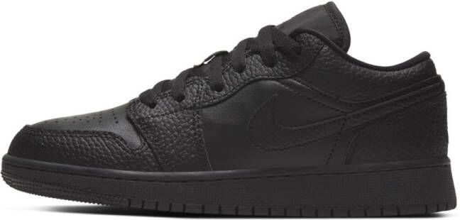 Jordan Air 1 Low Kinderschoenen Zwart