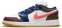 Air Jordan 1 Low 'White Bright Mango Black' DH7547-100 multicolor wit sneakers laag - Thumbnail 2