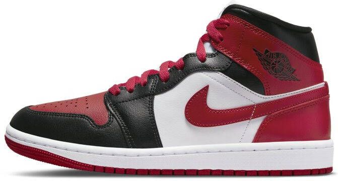 Jordan Wmns Air 1 Mid Black Gym Red White Schoenmaat 37 1 2 Sneakers BQ6472 079 - Foto 2