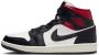 Jordan Wmns Air 1 Mid Basketball Schoenen black gym red sail maat: 42.5 beschikbare maaten:42.5 - Thumbnail 3