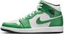 Jordan Air 1 Mid Basketball Schoenen lucky green black white maat: 44.5 beschikbare maaten:44.5 45 - Thumbnail 1