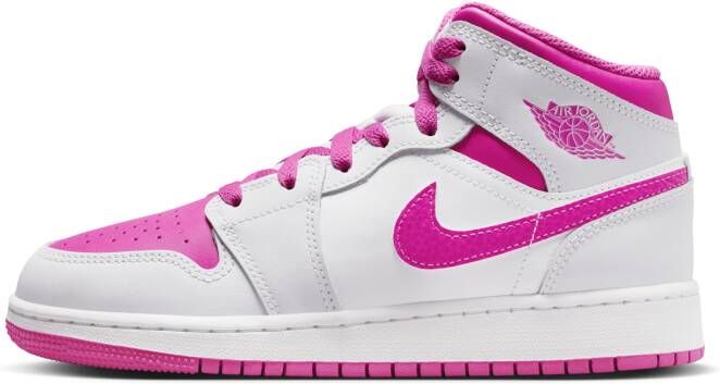 Jordan Air 1 Mid Kinderschoenen Grijs