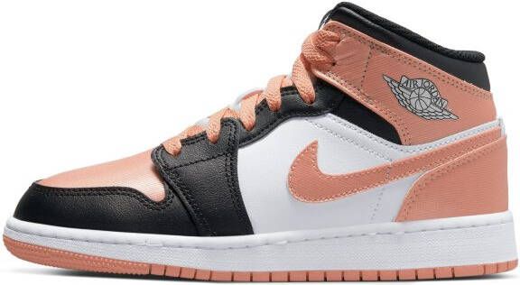 Jordan Air 1 Mid Kinderschoenen Wit