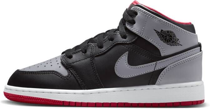 Jordan Air 1 Mid Kinderschoenen Zwart