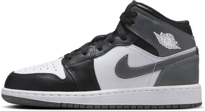 Jordan Air 1 Mid Kinderschoenen Zwart