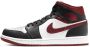 Nike Air Jordan 1 Mid Gym Red Black White 554724-122 Rood;Zwart;Wit Schoenen - Thumbnail 2