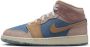 Jordan Air 1 Mid Sneaker School kinderschoen Blauw - Thumbnail 1