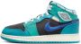 Jordan Air 1 Mid Sneaker School kinderschoenen Grijs - Thumbnail 1