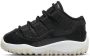 Air Jordan 11 Retro Low '72-10 Black' (TD) 505836001 zwart lage sneakers kindersneakers - Thumbnail 2