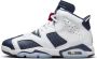 Jordan Air 6 Retro 'White and Midnight Navy' kinderschoenen Wit - Thumbnail 1