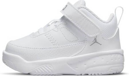 Jordan Max Aura 3 Infant White White Metallic Silver Kind