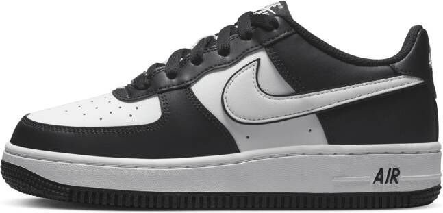 Nike Air Force 1 Lv8 (gs) Basketball Schoenen black white black maat: 39 beschikbare maaten:39