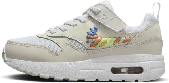 Nike Air Max 1 SE EasyOn kleuterschoen Wit