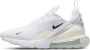 Nike Air Max 270 Dames White Pure Platinum Sail Metallic Silver Dames - Thumbnail 2