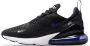 Nike Air Max 270 Heren Black White Persian Violet Heren - Thumbnail 3