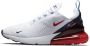 Nike Air Max 270 Herenschoen White Midnight Navy Psychic Blue Chile Red Heren - Thumbnail 2