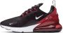 Nike Lage Sneaker Zwart Wit Rood Antraciet Black Heren - Thumbnail 2