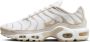 Nike Witte en Beige Leren Sneakers Beige Heren - Thumbnail 1