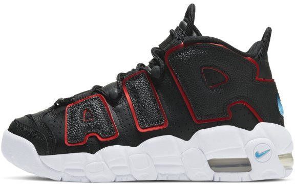 Nike Air More Uptempo Kinderschoen Zwart