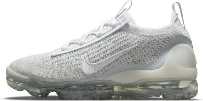 white and silver vapormax