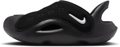 Nike Aqua Swoosh sandalen voor baby's peuters Zwart