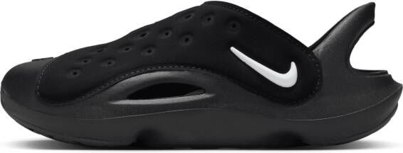 Nike Aqua Swoosh sandalen voor kleuters Zwart