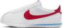 Nike Lage Leren Sneakers Wit Rood Blauw White Dames - Thumbnail 2