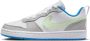 Nike Court Borough Low Recraft Sneakers Kids Wit Lichtgrijs Lichtgroen Felblauw - Thumbnail 2