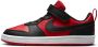 Nike Court Borough Low Recraft Rood Sneakers Klittenband Jongens - Thumbnail 1