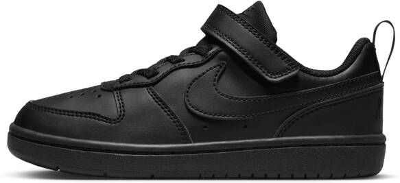 Nike Court Borough Low Recraft Zwart Sneakers Klittenband Jongens