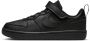 Nike Court Borough Low Recraft Zwart Sneakers Klittenband Jongens - Thumbnail 1