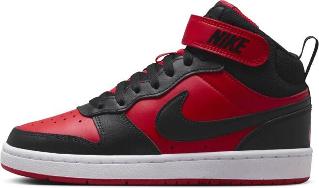 Nike Court Borough Mid 2 Kinderschoenen Rood