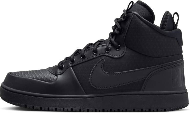 Nike Court Borough Mid winterschoenen voor heren Zwart