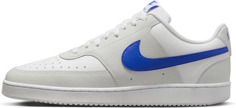 Nike Court Vision Low Sneakers Lichtgrijs Blauw