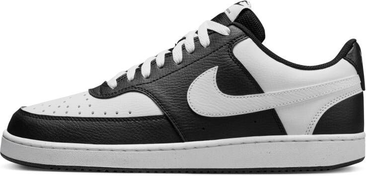 Nike Zwart Wit Lage Court Vision Sneakers Black Heren - Foto 1