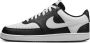 Nike Zwart Wit Lage Court Vision Sneakers Black Heren - Thumbnail 1