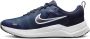 Nike Downshifter 12 Next Nature hardloopschoenen donkerblauw blauw wit kids - Thumbnail 2