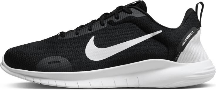 Nike Flex Experience Run 12 hardloopschoen voor heren (extra breed straat) Zwart