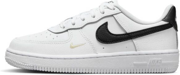 Nike Air Force 1 Low SE 40TH Sneakers Kids Wit Zwart