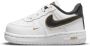 Nike Air Force 1 Lv8 (td) Basketball Schoenen white black metallic gold white maat: 23.5 beschikbare maaten:17 18.5 19.5 21 22 23.5 25 26 27 - Thumbnail 1