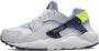 Nike Huarache Run Kinderschoenen White Volt Football Grey Blackened Blue - Thumbnail 1